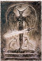 Luis Royo - Black Tarot - The Labyrinth Tarot, 10